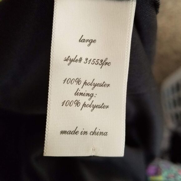 Miami Women’s Sundress Purple Paisley Spaghetti Strap Size L Boho Summer Dress - Picture 4 of 5